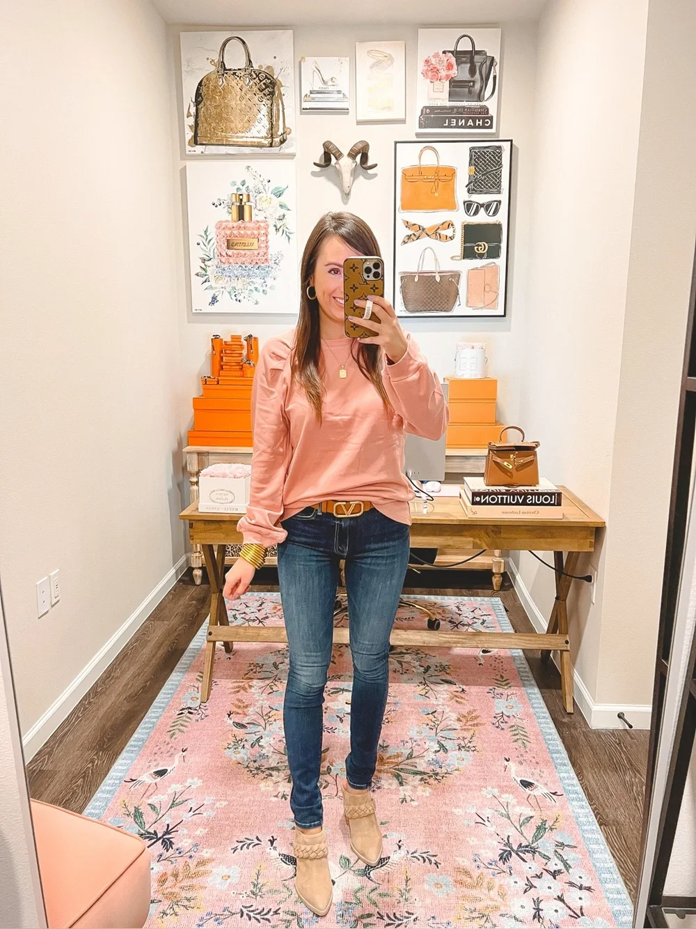 Mother the Looker jeans in Teaming Up